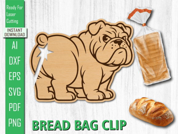 Animal Laser Cut Bulldog Bread Bag Clip Review