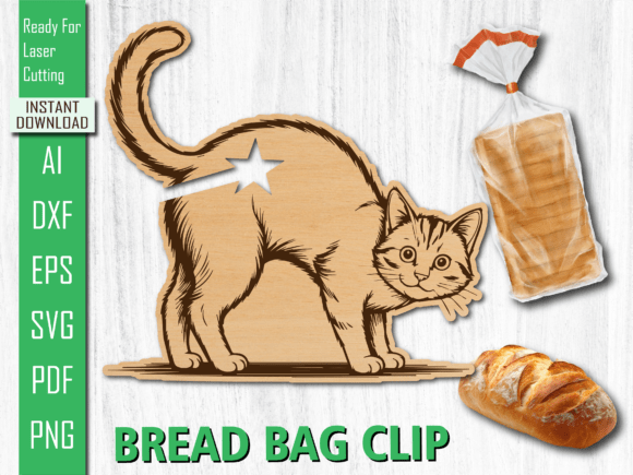 Animal Laser Cut Funny Cat Bread Clip Review
