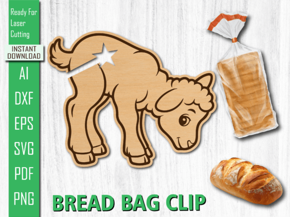 Animal Laser Cut Sheep Bread Bag Clip Review