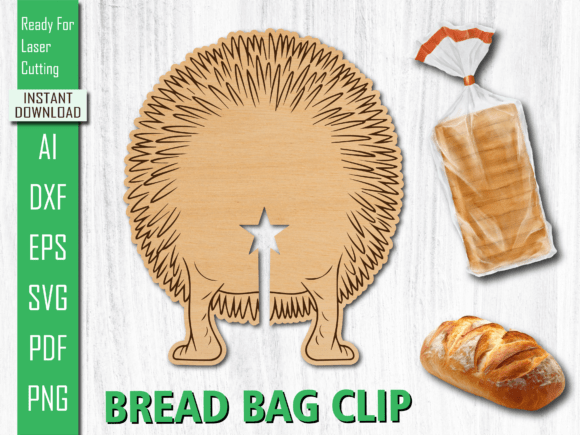 Animal Laser Funny Hedgehog Bread Clip Review