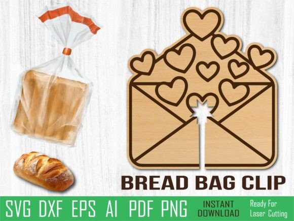 Envelope Bread Clip, Heart Laser Cut: A Designer Review