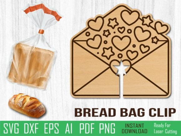 Envelope Hearts Bread Clip: A Designer's Review