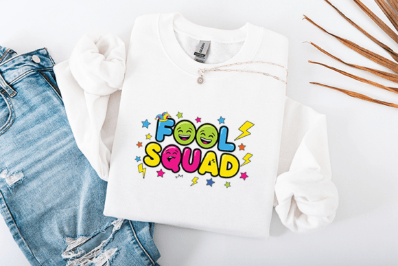 Fool Squad Emoji Funny Party Design Review