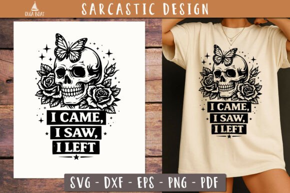I Came I Saw I Left Skull SVG: A Designer Review