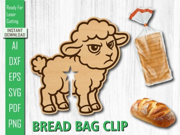 Laser Cut Animal Sheep Lamb Bread Clip Review