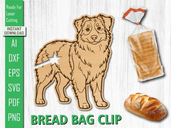 Laser Cut Standing Dog Bread Clip Review