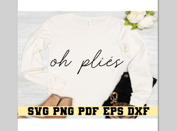 Oh Plies, Funny Ballerina T-Shirt Design Review