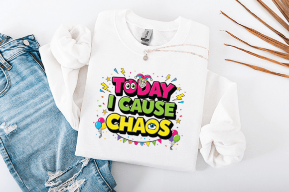 Today I Cause Chaos Funny Party Design Review