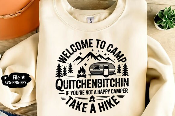 Welcome to Camp SVG PNG EPS Design Review